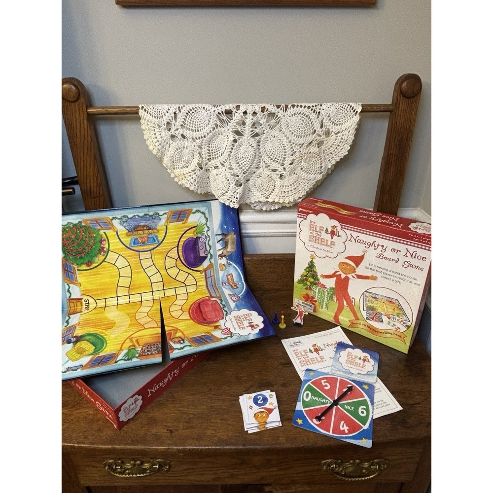 Elf on the Shelf - Naughty or Nice Board Game Ages 3+ 2-4 Players